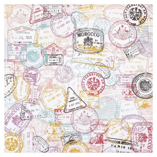Passport Cardstock Paper by Recollections&#x2122;, 12&#x22; x 12&#x22;